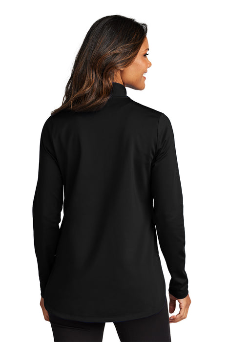 LK880 Port Authority® Women's C-FREE® Double Knit 1/4-Zip