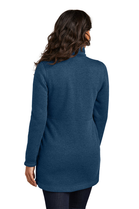 L425 Port Authority® Women's Arc Sweater Fleece Long Jacket