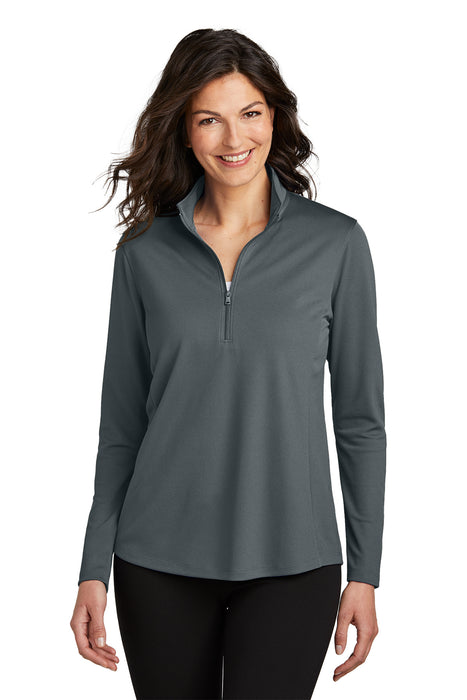 LK112 Port Authority® Women's Dry Zone® UV Micro-Mesh 1/4-Zip