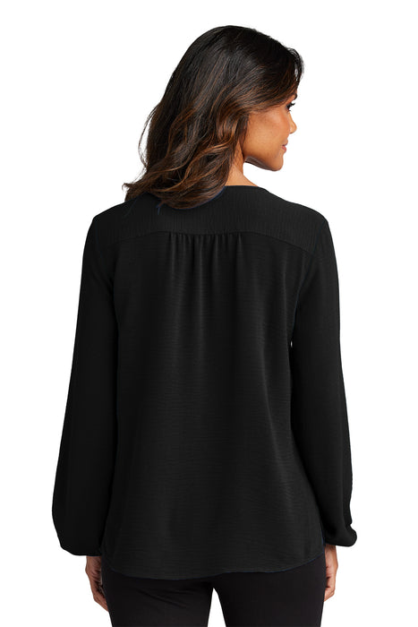 LW714 Port Authority® Women's Textured Crepe Blouse