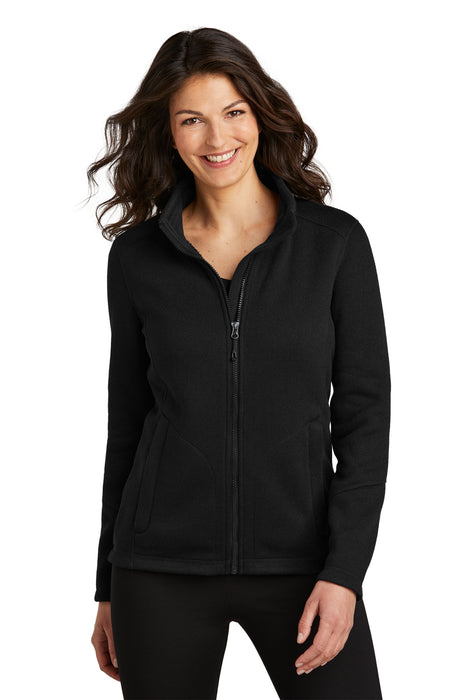 L428 Port Authority® Women's Arc Sweater Fleece Jacket