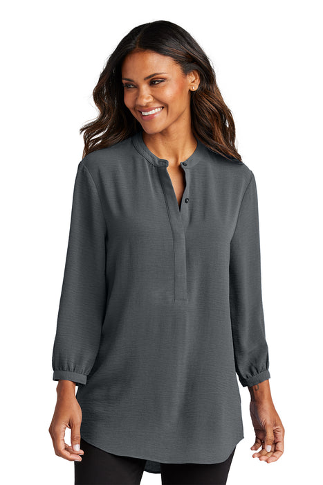 LW713 Port Authority® Women's 3/4-Sleeve Textured Crepe Tunic