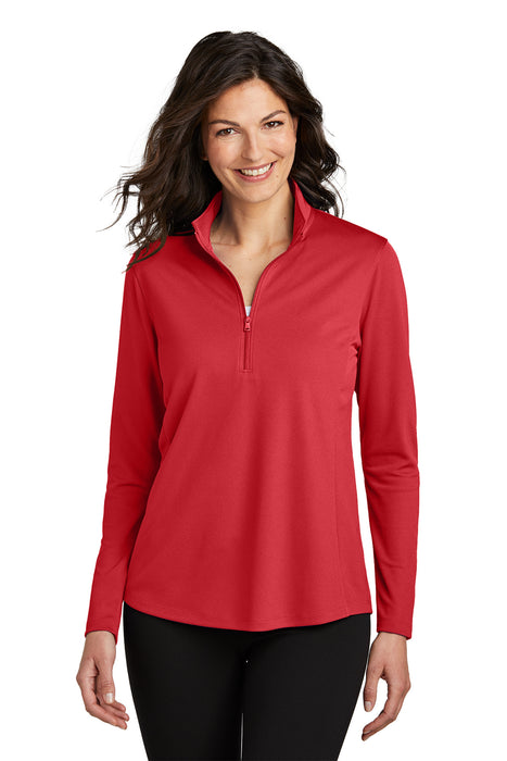 LK112 Port Authority® Women's Dry Zone® UV Micro-Mesh 1/4-Zip