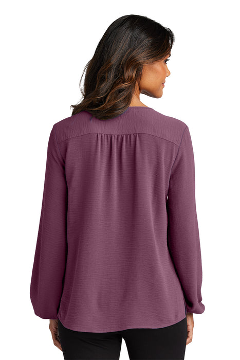 LW714 Port Authority® Women's Textured Crepe Blouse
