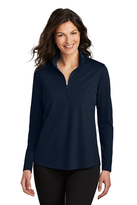 LK112 Port Authority® Women's Dry Zone® UV Micro-Mesh 1/4-Zip