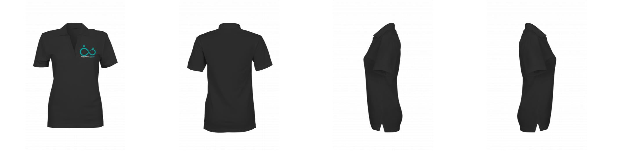 L469 Sport-Tek® Ladies Dri-Mesh® V-Neck Polo