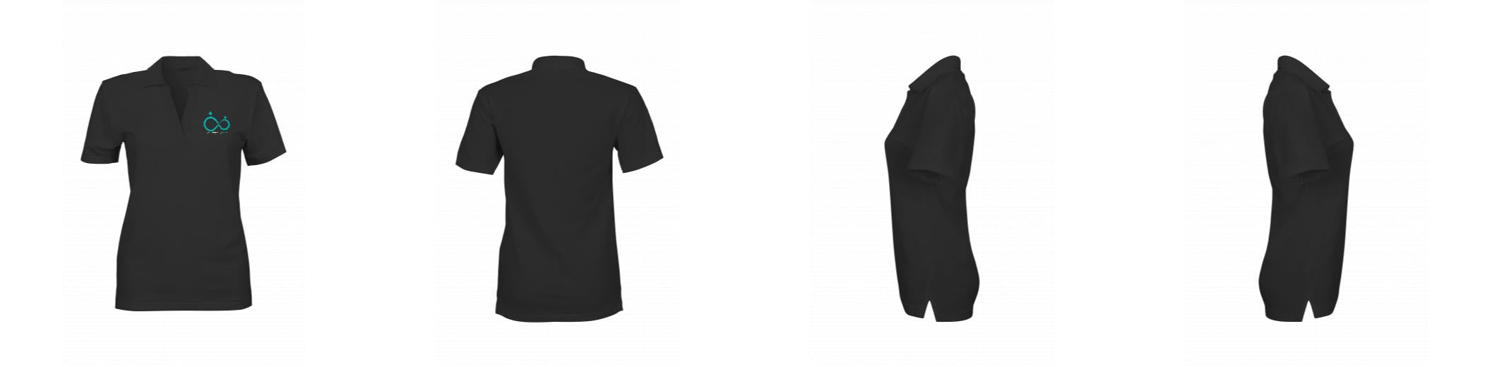 L469 Sport-Tek® Ladies Dri-Mesh® V-Neck Polo