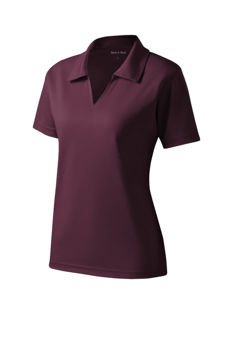 L469 Sport-Tek® Ladies Dri-Mesh® V-Neck Polo