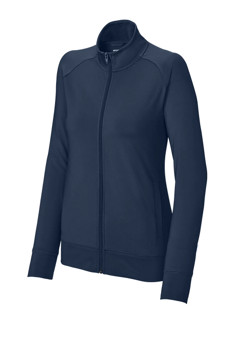 LST857 Sport-Tek® Women's Sport-Wick® Stretch Full-Zip Cadet Jacket