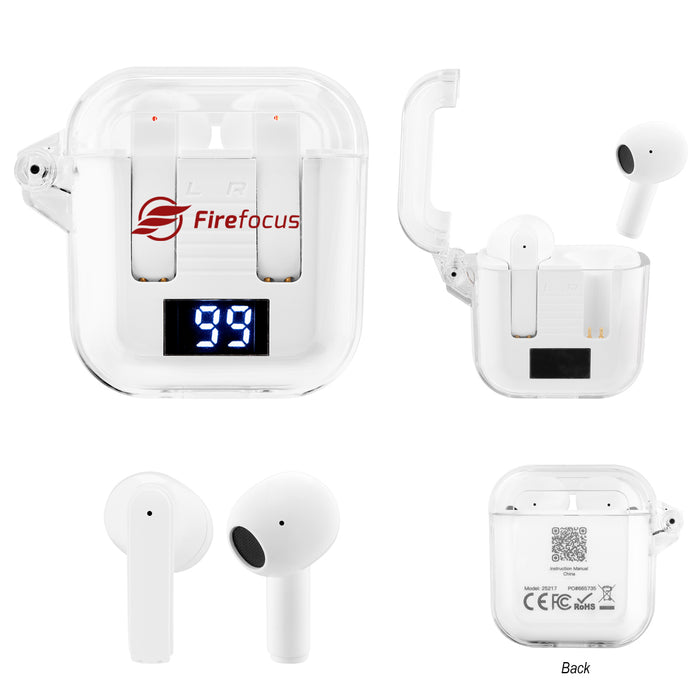25217 Wireless Earbuds With Digital Power Display