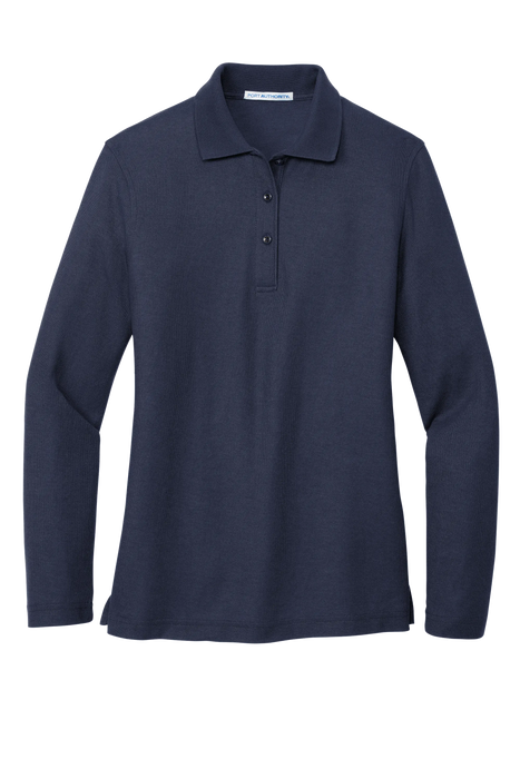 L500LS Port Authority® Ladies Silk Touch™ Long Sleeve Polo