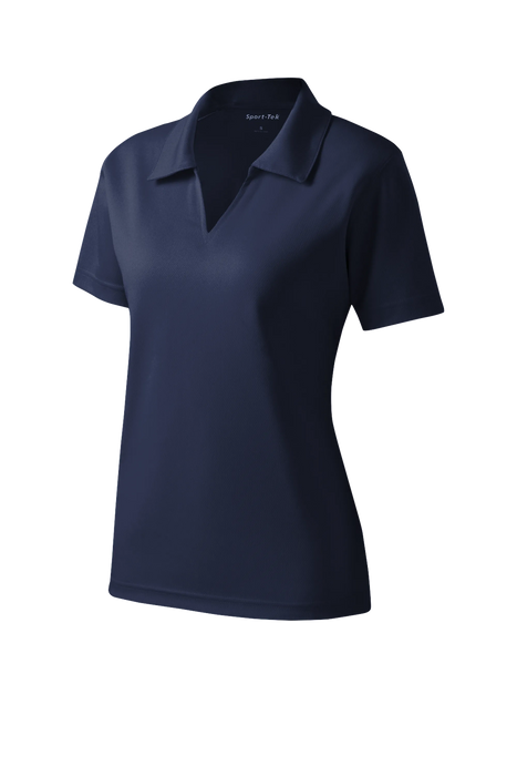 L469 Sport-Tek® Ladies Dri-Mesh® V-Neck Polo