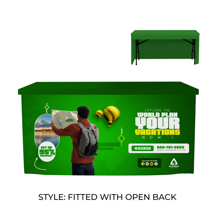 6’ RPET Table Cover FITTED