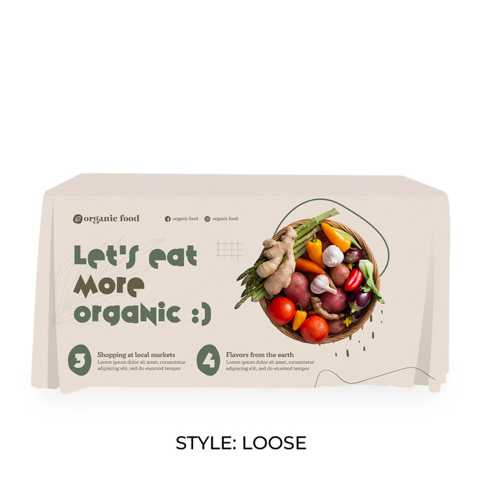 8’ RPET Table Cover LOOSE