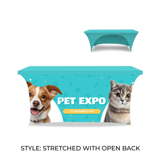 6’ Table Cover STRETCHED