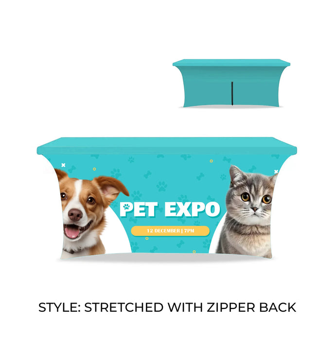 6’ Table Cover STRETCHED