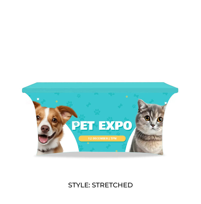 6’ Table Cover STRETCHED