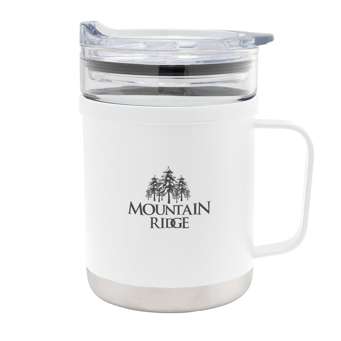 50162 15 Oz. Glass And Stainless Steel Mug