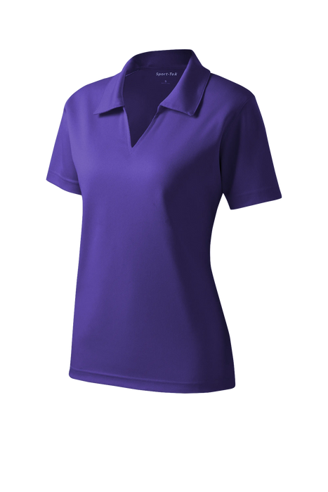 L469 Sport-Tek® Ladies Dri-Mesh® V-Neck Polo
