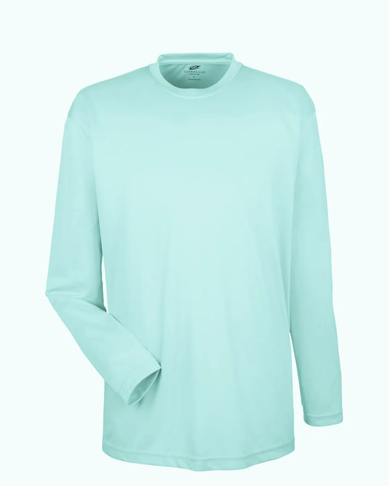 8422 Prime UltraClub Adult Cool & Dry Sport Long-Sleeve Performance Interlock T-Shirt