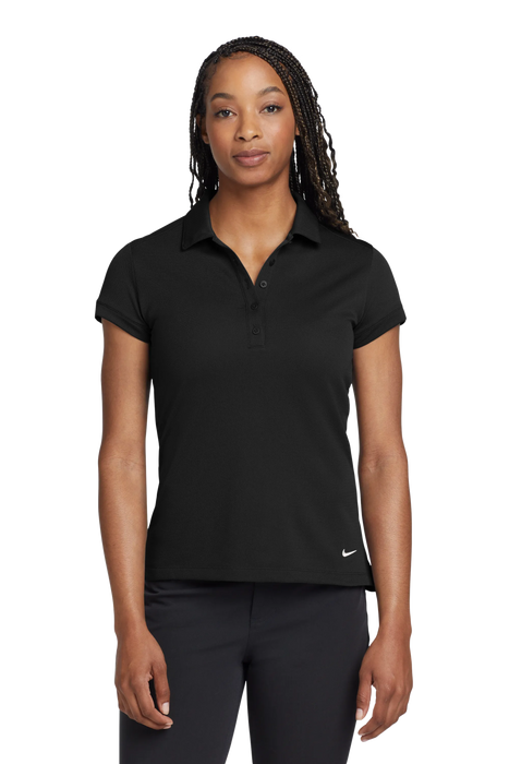 746100 Nike Ladies Dri-FIT Solid Icon Pique Modern Fit Polo