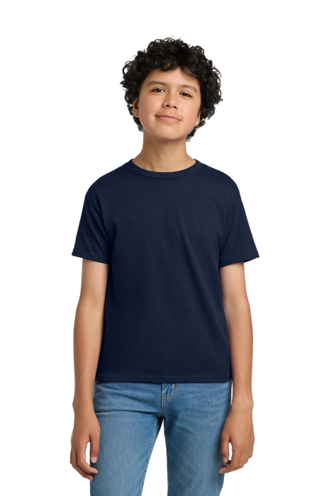 5370 Hanes® - Youth EcoSmart® 50/50 Cotton/Poly T-Shirt