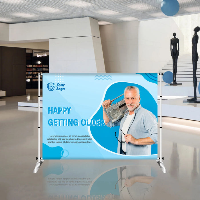HassleFree™ 8' x 6' Adjustable Banner Stand