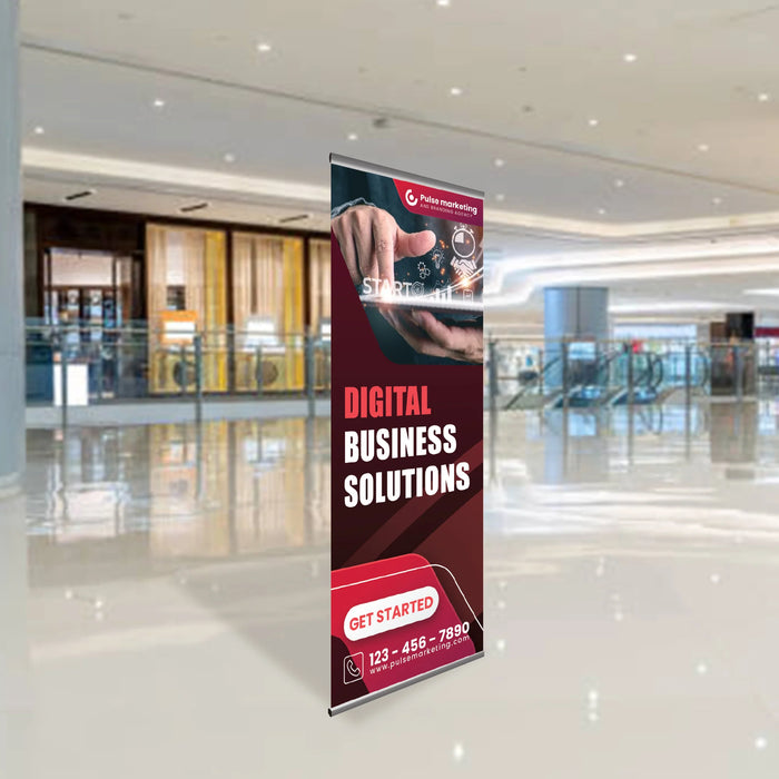 HassleFree™ 30"x80" Fabric Banner Stand