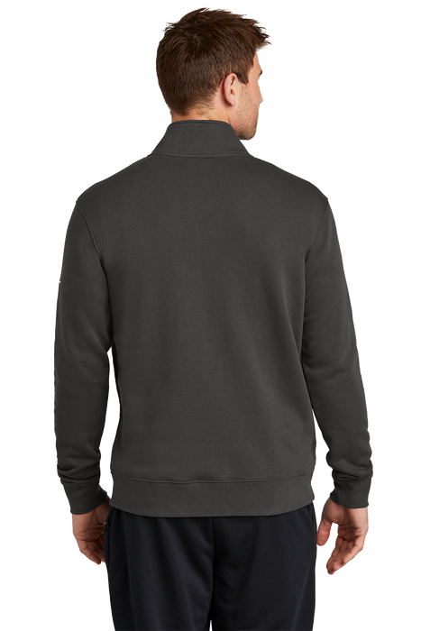 NKDX6718 Nike Club Fleece Sleeve Swoosh 1/2-Zip
