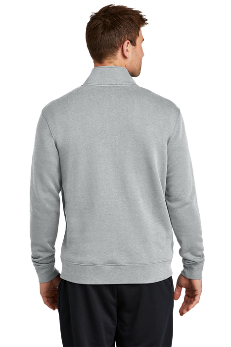 NKDX6718 Nike Club Fleece Sleeve Swoosh 1/2-Zip