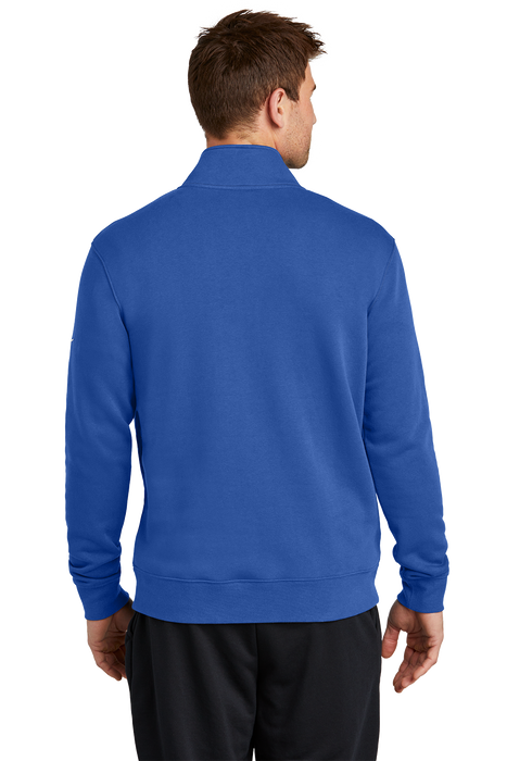 NKDX6718 Nike Club Fleece Sleeve Swoosh 1/2-Zip