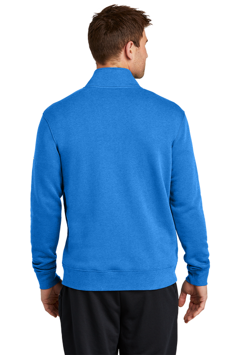 NKDX6718 Nike Club Fleece Sleeve Swoosh 1/2-Zip
