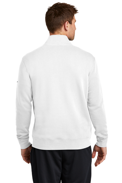 NKDX6718 Nike Club Fleece Sleeve Swoosh 1/2-Zip