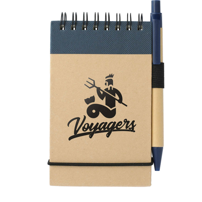 5" x 3" FSC® Mix Recycled Jotter with Pen