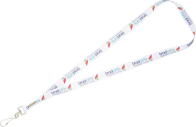 Full Color 3/4" Premium Lanyard w/ Hook