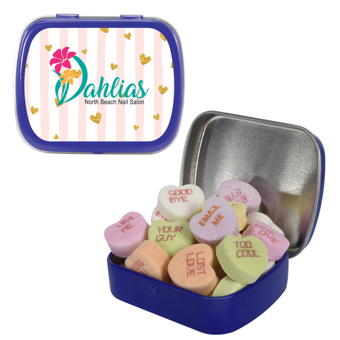 ST02-CHRTS Small Mint Tin with Conversation Hearts