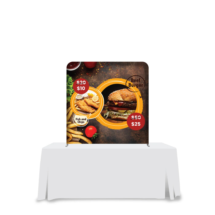 5'x5' Straight Table Top Display