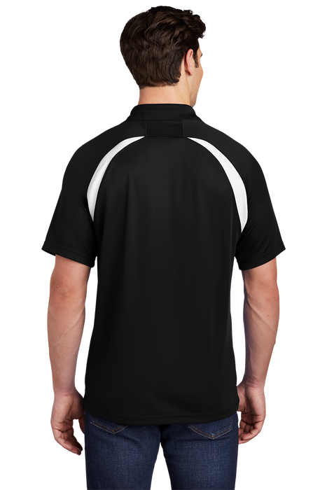 T476 Sport-Tek® Dry Zone® Colorblock Raglan Polo