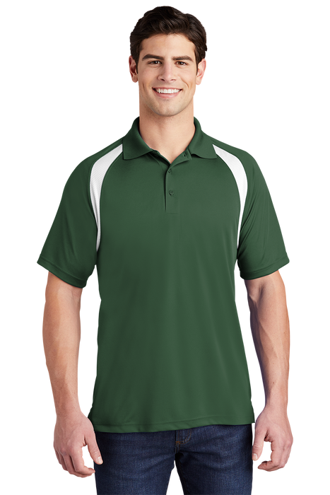 T476 Sport-Tek® Dry Zone® Colorblock Raglan Polo