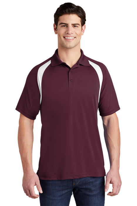 T476 Sport-Tek® Dry Zone® Colorblock Raglan Polo