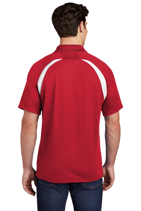 T476 Sport-Tek® Dry Zone® Colorblock Raglan Polo