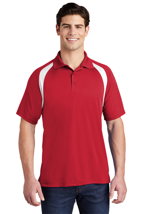 T476 Sport-Tek® Dry Zone® Colorblock Raglan Polo