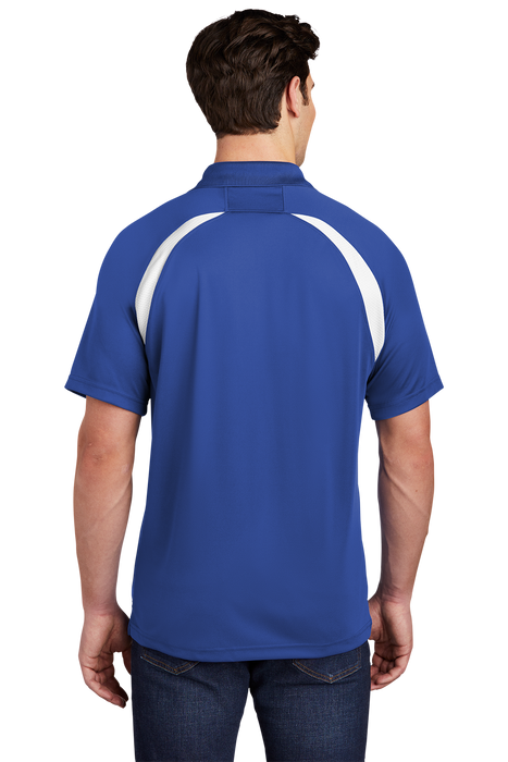 T476 Sport-Tek® Dry Zone® Colorblock Raglan Polo