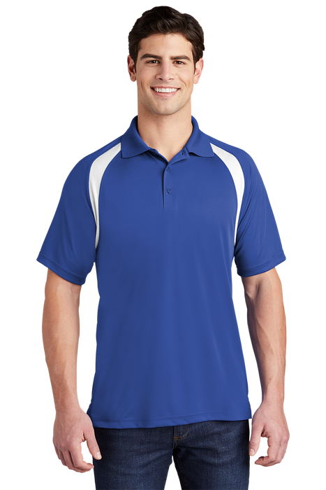 T476 Sport-Tek® Dry Zone® Colorblock Raglan Polo