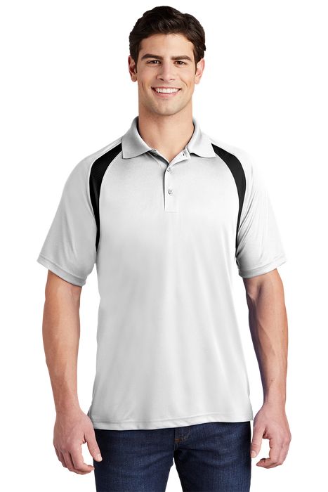 T476 Sport-Tek® Dry Zone® Colorblock Raglan Polo
