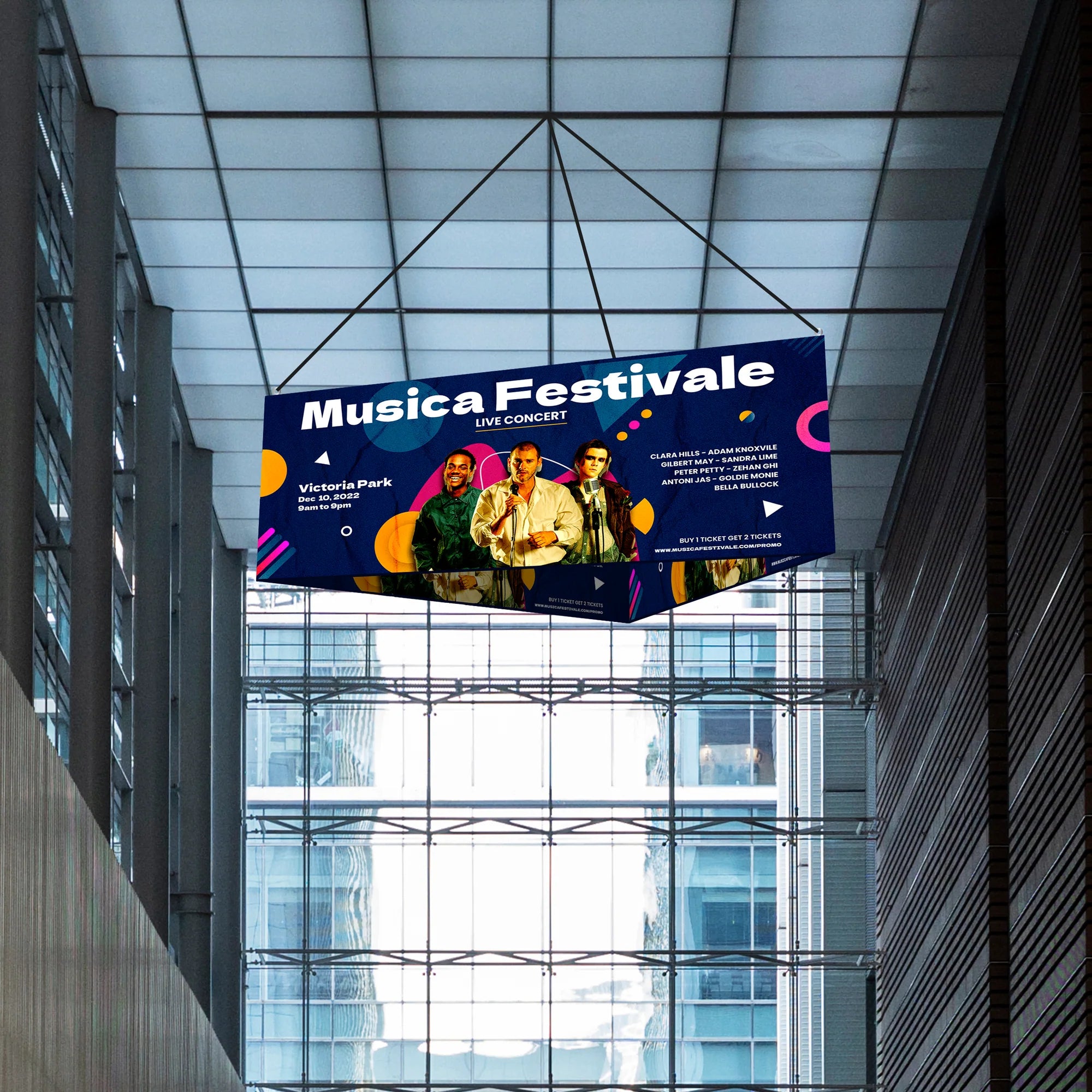 10' Triangle Hanging Sign — Fully Promoted Davie