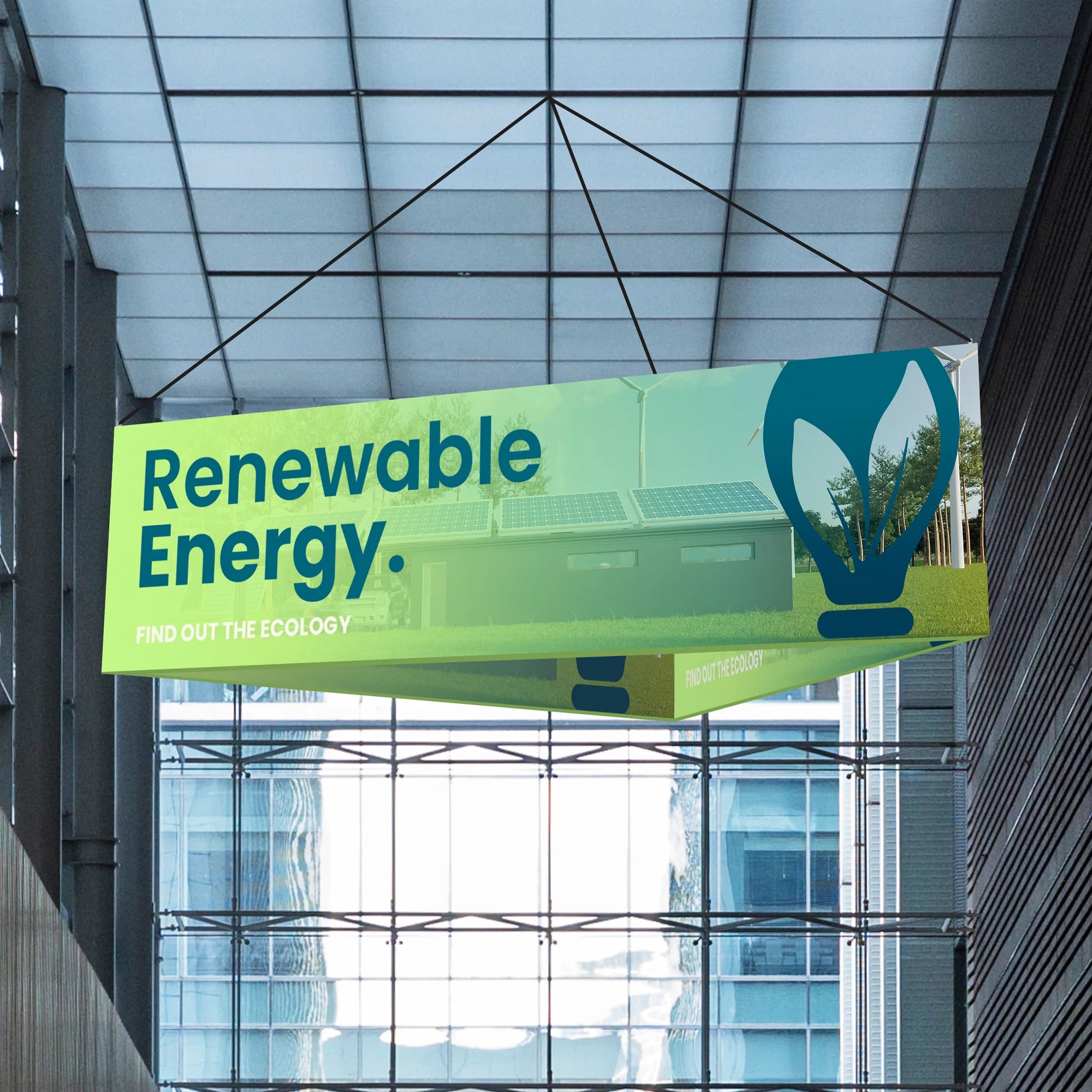 20' Triangle Hanging Sign — Fully Promoted Davie