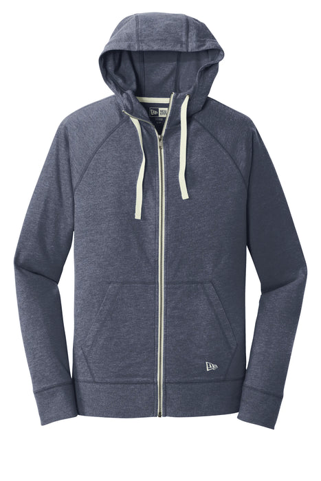 NEA122 New Era® Sueded Cotton Full-Zip Hoodie