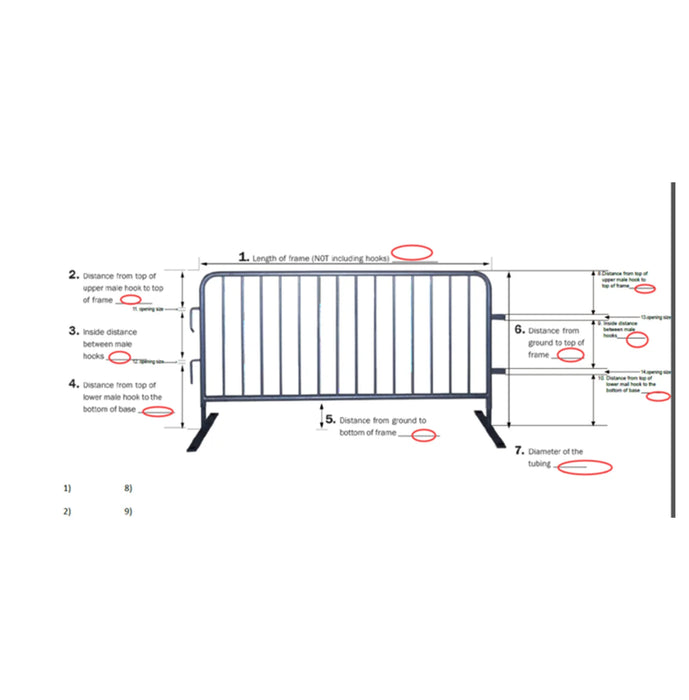 Barrier Covers w/ Double Sided Imprint