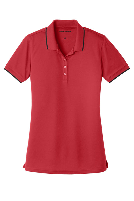 LK111 Port Authority® Ladies Dry Zone® UV Micro-Mesh Tipped Polo